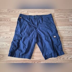 Dickies Slim Fit Men's Blue Cargo Shorts